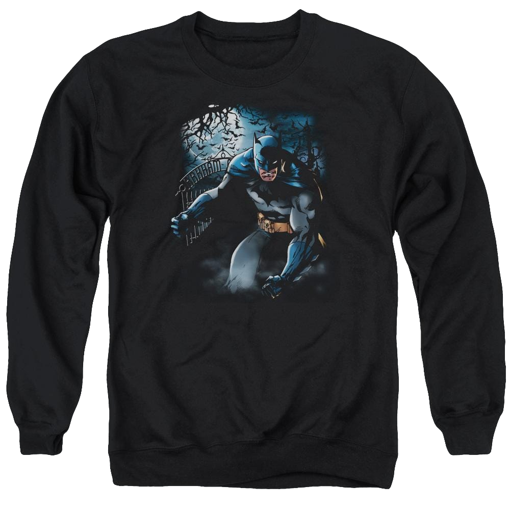 Batman Light Of The Moon - Men's Crewneck Sweatshirt Men's Crewneck Sweatshirt Batman   