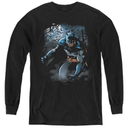 Dc Batman Light Of The Moon - Youth Long Sleeve T-Shirt Youth Long Sleeve T-Shirt Batman   