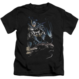 DC Batman Perched - Kid's T-Shirt Kid's T-Shirt (Ages 4-7) Batman   