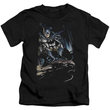 DC Batman Perched - Kid's T-Shirt Kid's T-Shirt (Ages 4-7) Batman   