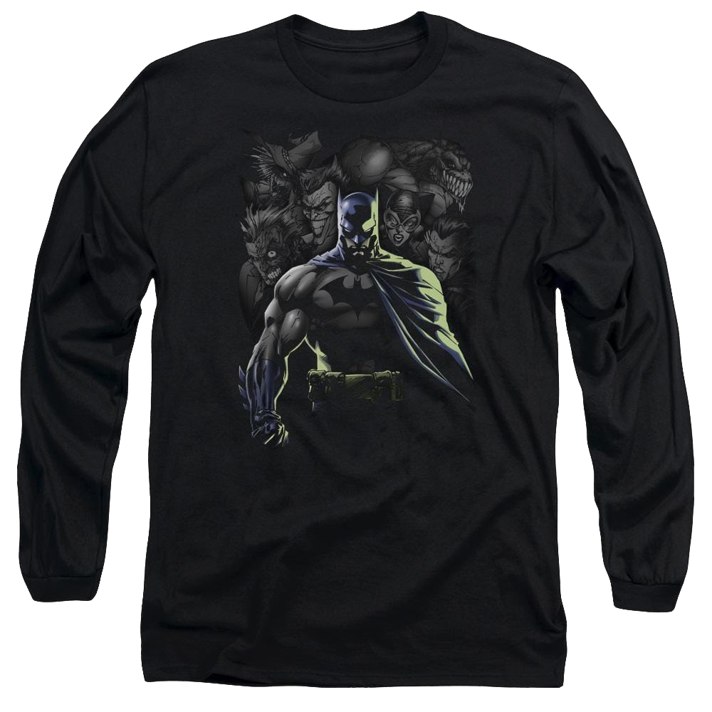 Batman Villains Unleashed - Men's Long Sleeve T-Shirt Men's Long Sleeve T-Shirt Batman   