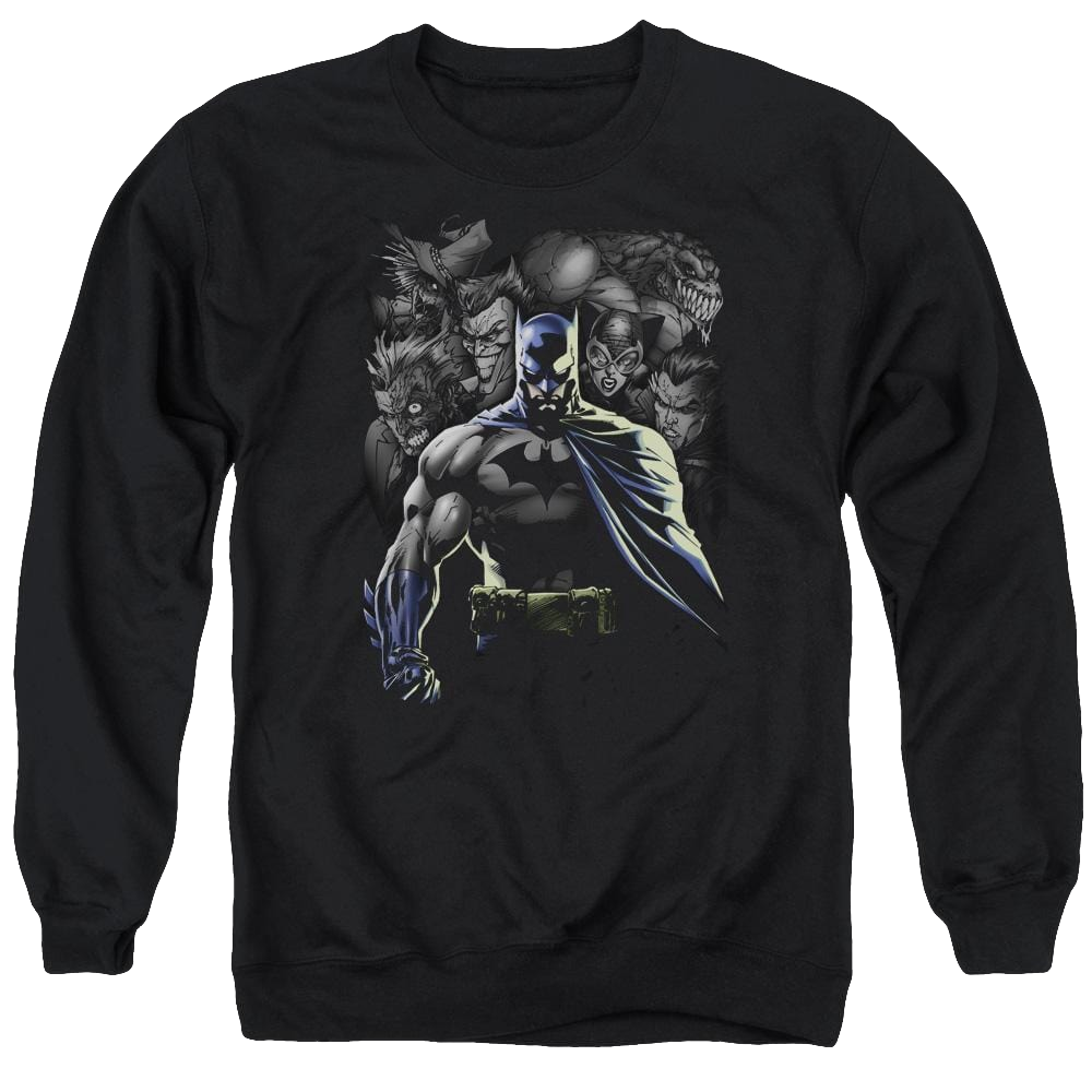 Batman Villains Unleashed - Men's Crewneck Sweatshirt Men's Crewneck Sweatshirt Batman   