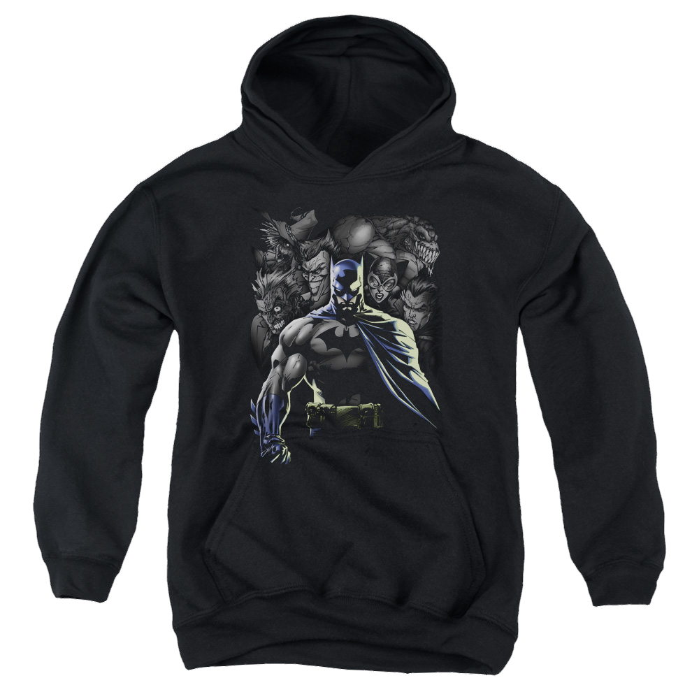 DC Batman Villains Unleashed - Youth Hoodie Youth Hoodie (Ages 8-12) Batman   