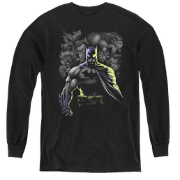 Dc Batman Villains Unleashed - Youth Long Sleeve T-Shirt Youth Long Sleeve T-Shirt Batman   