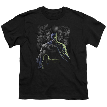 DC Batman Villains Unleashed - Youth T-Shirt Youth T-Shirt (Ages 8-12) Batman   
