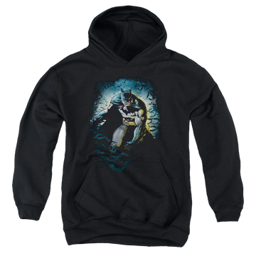 DC Batman Bat Cave - Youth Hoodie Youth Hoodie (Ages 8-12) Batman   