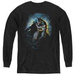 Dc Batman Bat Cave - Youth Long Sleeve T-Shirt Youth Long Sleeve T-Shirt Batman   