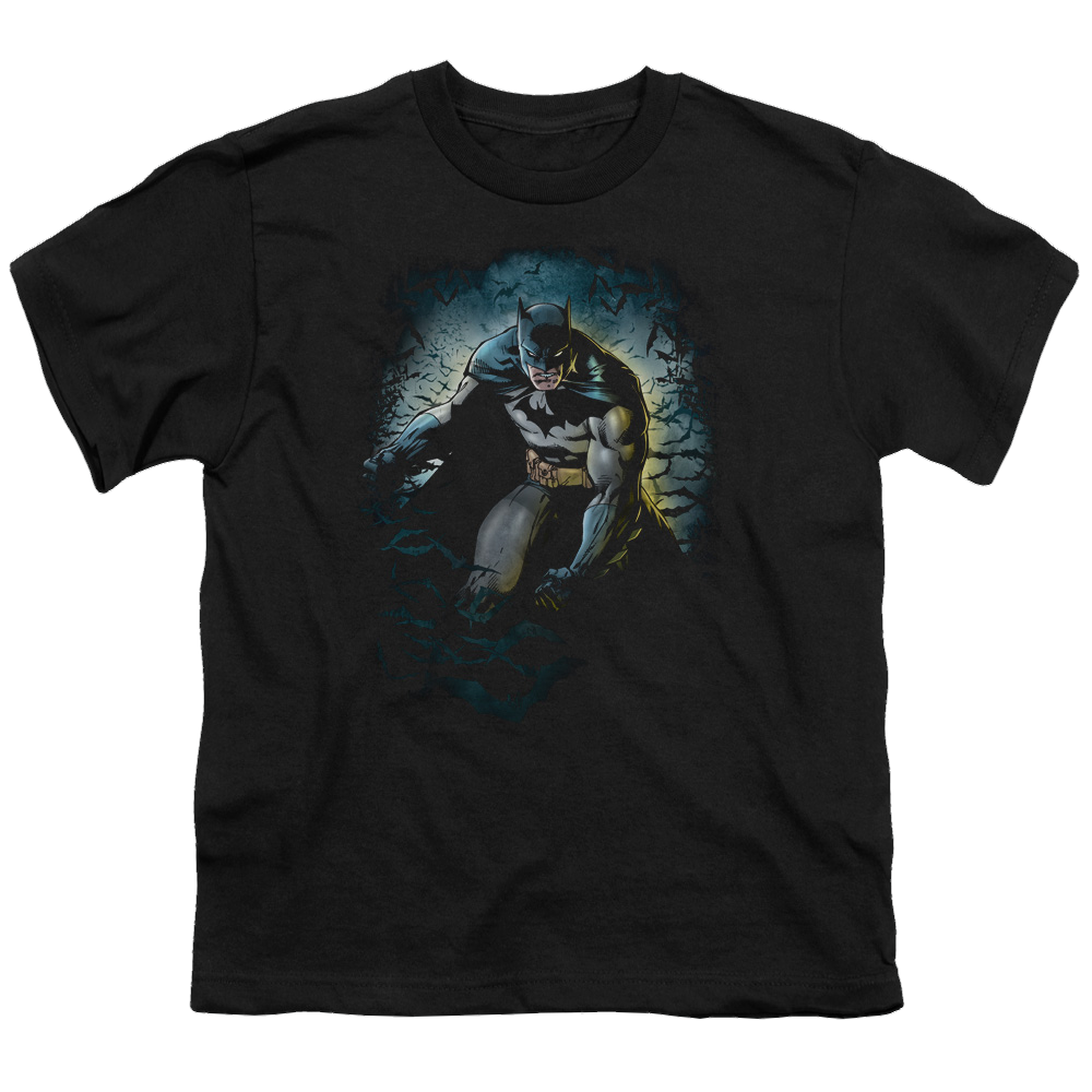 DC Batman Bat Cave - Youth T-Shirt Youth T-Shirt (Ages 8-12) Batman   