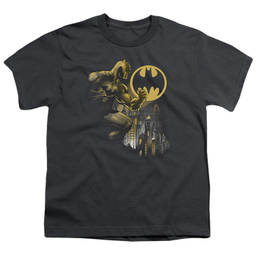 DC Batman Bat Signal - Youth T-Shirt Youth T-Shirt (Ages 8-12) Batman   
