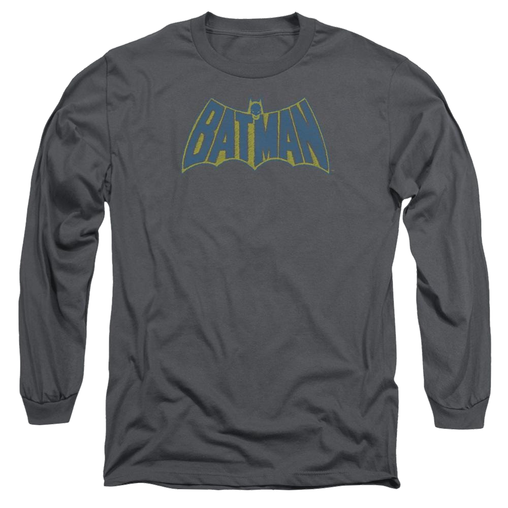 Batman Sketch Logo - Men's Long Sleeve T-Shirt Men's Long Sleeve T-Shirt Batman   