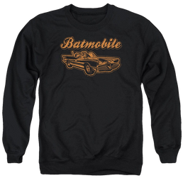 DC Batman Batmobile - Men's Crewneck Sweatshirt Men's Crewneck Sweatshirt Batman   