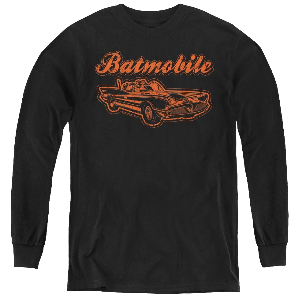 Dc Batman Batmobile - Youth Long Sleeve T-Shirt Youth Long Sleeve T-Shirt Batman   