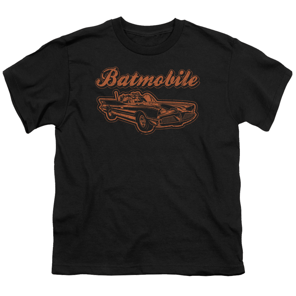 DC Batman Batmobile - Youth T-Shirt Youth T-Shirt (Ages 8-12) Batman   