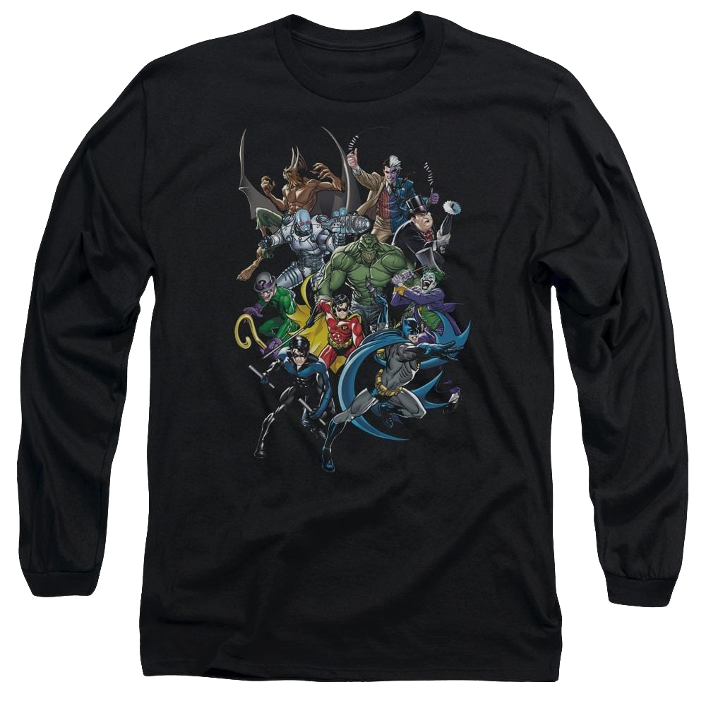 Batman Saints And Psychos - Men's Long Sleeve T-Shirt Men's Long Sleeve T-Shirt Batman   