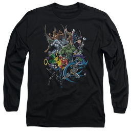Batman Saints And Psychos - Men's Long Sleeve T-Shirt Men's Long Sleeve T-Shirt Batman   