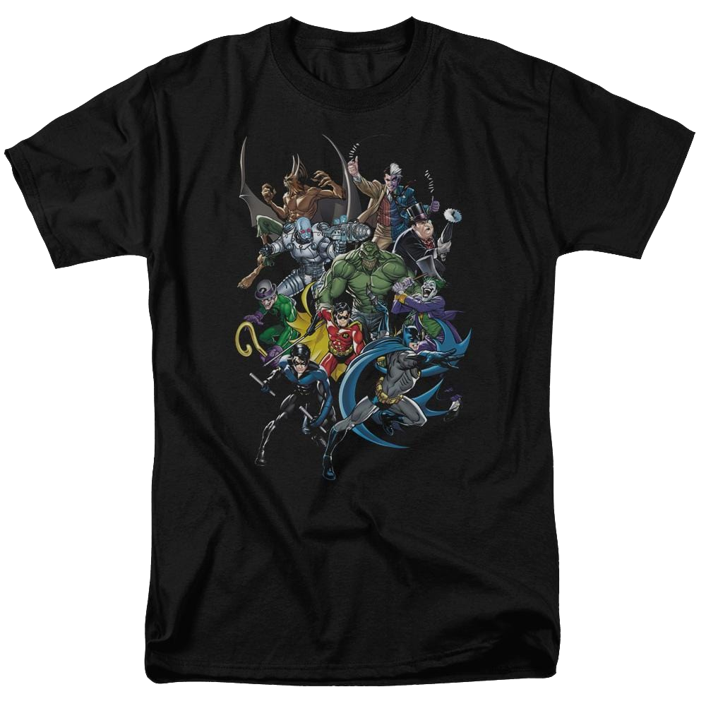 Batman Saints And Psychos - Men's Regular Fit T-Shirt Men's Regular Fit T-Shirt Batman   