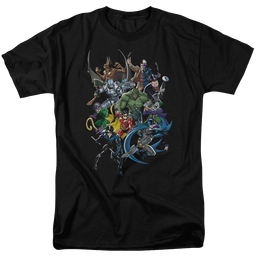 Batman Saints And Psychos - Men's Regular Fit T-Shirt Men's Regular Fit T-Shirt Batman   
