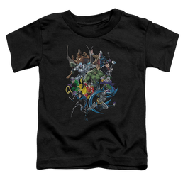 DC Batman Saints And Psychos - Toddler T-Shirt Toddler T-Shirt Batman   