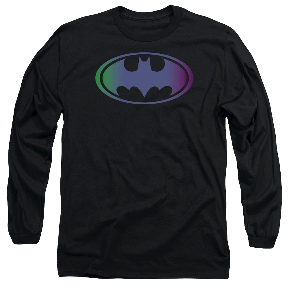 Batman Gradient Bat Logo - Men's Long Sleeve T-Shirt Men's Long Sleeve T-Shirt Batman   