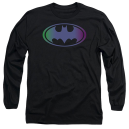 Batman Gradient Bat Logo - Men's Long Sleeve T-Shirt Men's Long Sleeve T-Shirt Batman   