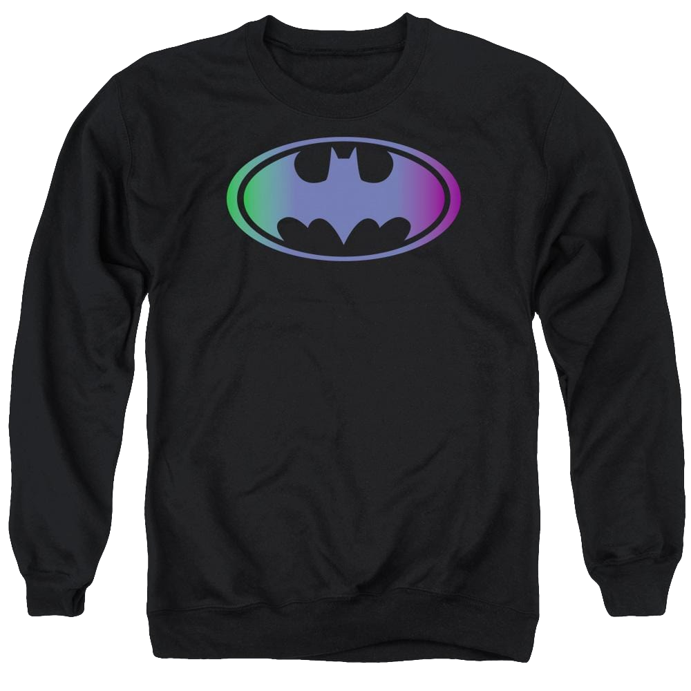 Batman Gradient Bat Logo - Men's Crewneck Sweatshirt Men's Crewneck Sweatshirt Batman   
