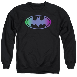 Batman Gradient Bat Logo - Men's Crewneck Sweatshirt Men's Crewneck Sweatshirt Batman   