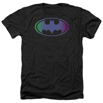 Batman Gradient Bat Logo - Men's Heather T-Shirt Men's Heather T-Shirt Batman   