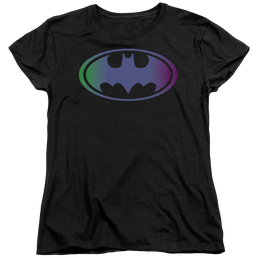Batman Gradient Bat Logo - Women's T-Shirt Women's T-Shirt Batman   