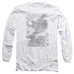 Batman Pencil Batarang Throw - Men's Long Sleeve T-Shirt Men's Long Sleeve T-Shirt Batman   