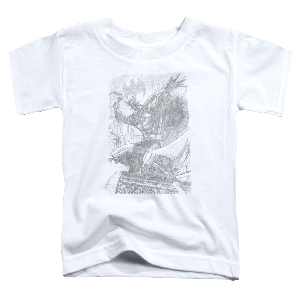 DC Batman Pencil Batarang Throw - Kid's T-Shirt Kid's T-Shirt (Ages 4-7) Batman   