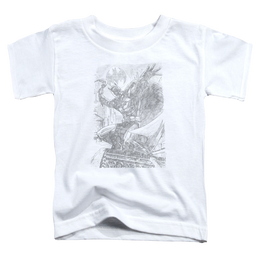 DC Batman Pencil Batarang Throw - Kid's T-Shirt Kid's T-Shirt (Ages 4-7) Batman   