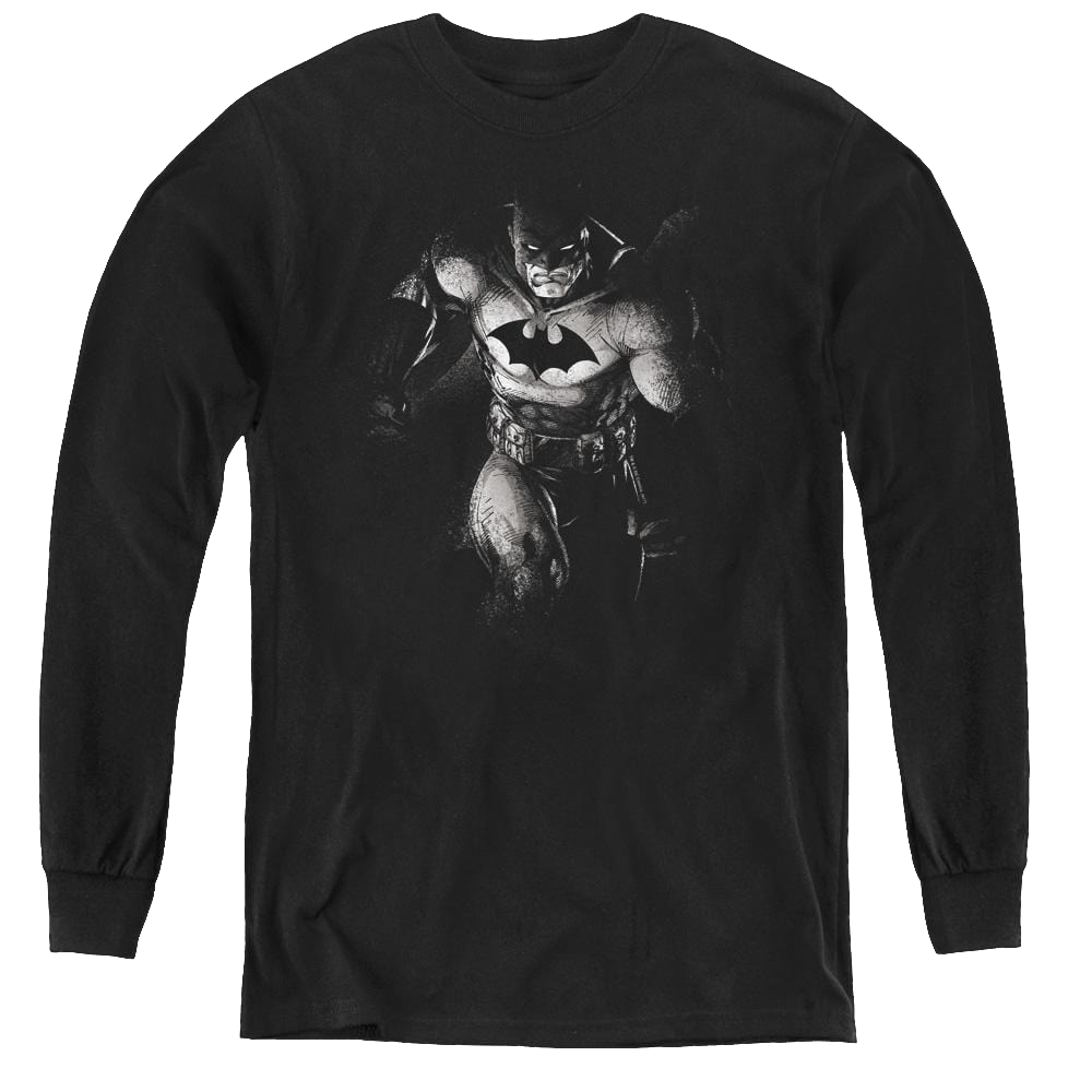 Dc Batman Materialized - Youth Long Sleeve T-Shirt Youth Long Sleeve T-Shirt Batman   