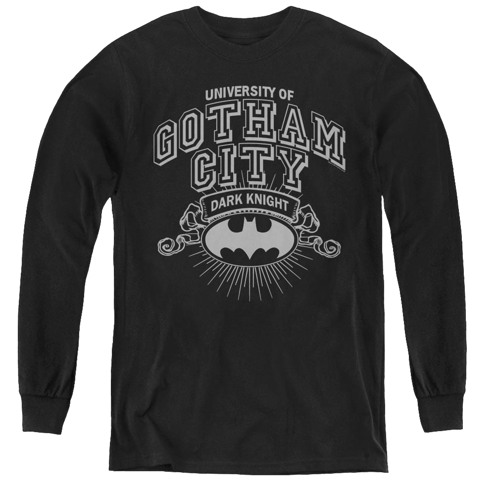 Dc Batman University Of Gotham - Youth Long Sleeve T-Shirt Youth Long Sleeve T-Shirt Batman   