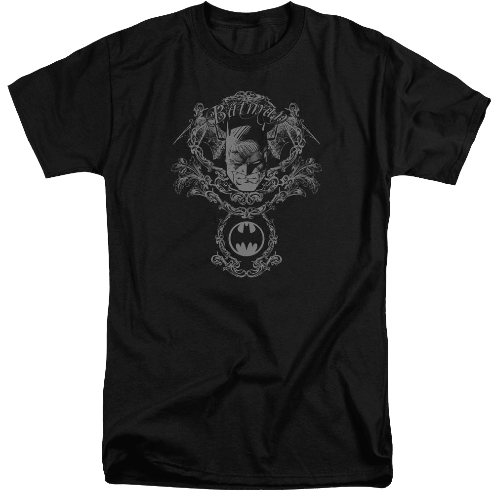 Batman Dark Knight Heraldry - Men's Tall Fit T-Shirt Men's Tall Fit T-Shirt Batman   