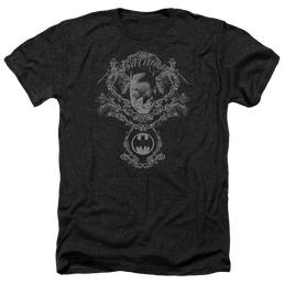 Batman Dark Knight Heraldry - Men's Heather T-Shirt Men's Heather T-Shirt Batman   