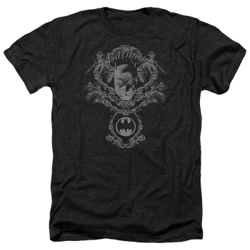 Batman Dark Knight Heraldry - Men's Heather T-Shirt Men's Heather T-Shirt Batman   