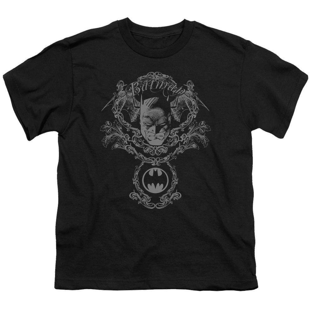 DC Batman Dark Knight Heraldry - Youth T-Shirt Youth T-Shirt (Ages 8-12) Batman   