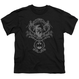 DC Batman Dark Knight Heraldry - Youth T-Shirt Youth T-Shirt (Ages 8-12) Batman   
