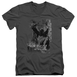 Batman The Knight Life - Men's V-Neck T-Shirt Men's V-Neck T-Shirt Batman   