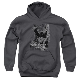 Dc Batman The Knight Life - Youth Hoodie Youth Hoodie (Ages 8-12) Batman   