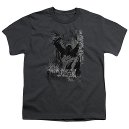 Dc Batman The Knight Life - Youth T-Shirt Youth T-Shirt (Ages 8-12) Batman   