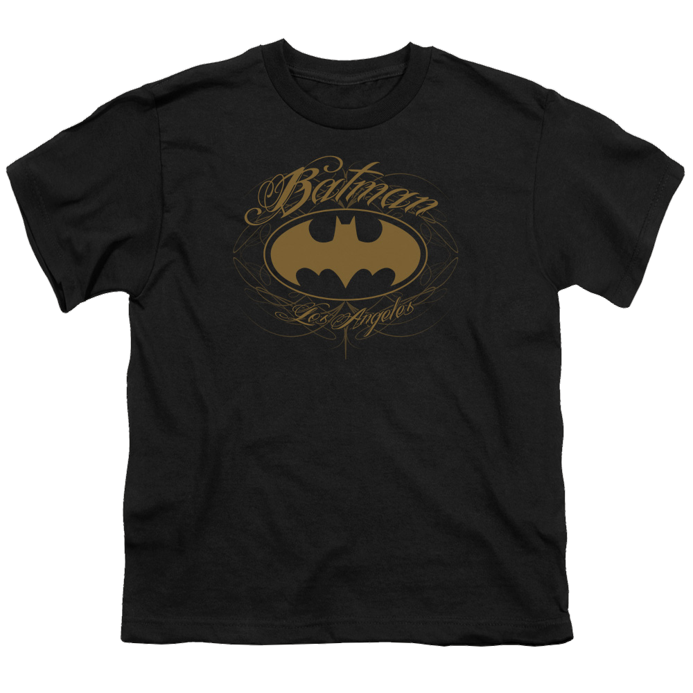 DC Batman Batman La - Youth T-Shirt Youth T-Shirt (Ages 8-12) Batman   