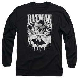Batman Bat Metal - Men's Long Sleeve T-Shirt Men's Long Sleeve T-Shirt Batman   