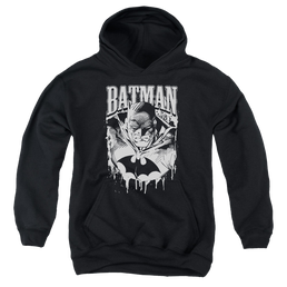 DC Batman Bat Metal - Youth Hoodie Youth Hoodie (Ages 8-12) Batman   