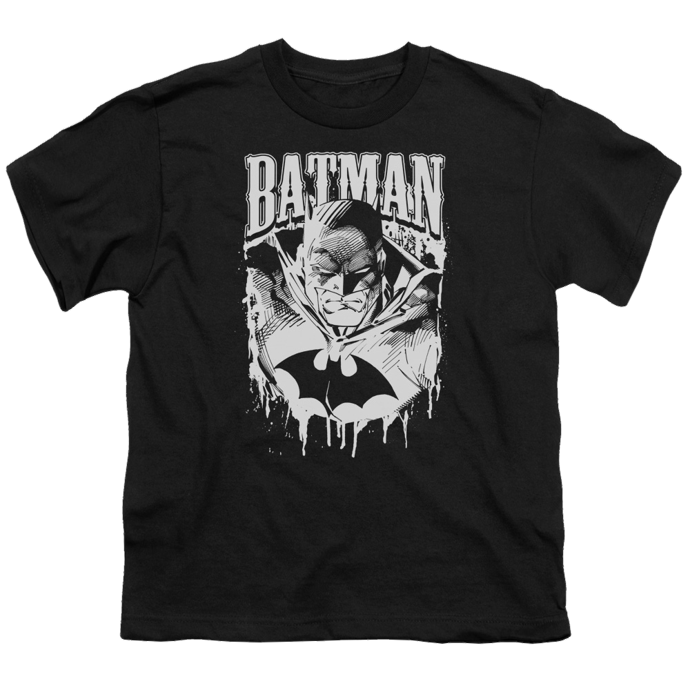 DC Batman Bat Metal - Youth T-Shirt Youth T-Shirt (Ages 8-12) Batman   
