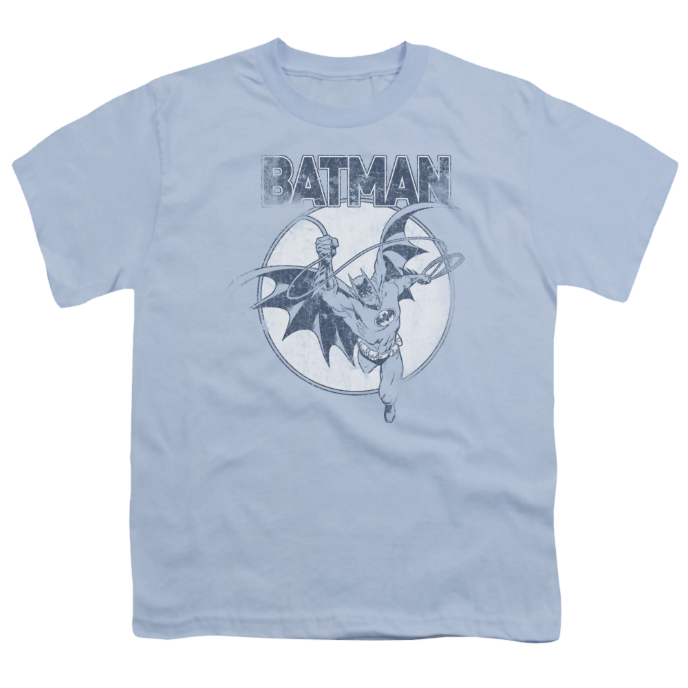 DC Batman Swinging Bat - Youth T-Shirt Youth T-Shirt (Ages 8-12) Batman   