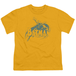 DC Batman Heres Batman - Youth T-Shirt Youth T-Shirt (Ages 8-12) Batman   