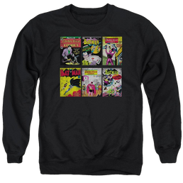 Batman Bm Covers - Men's Crewneck Sweatshirt Men's Crewneck Sweatshirt Batman   