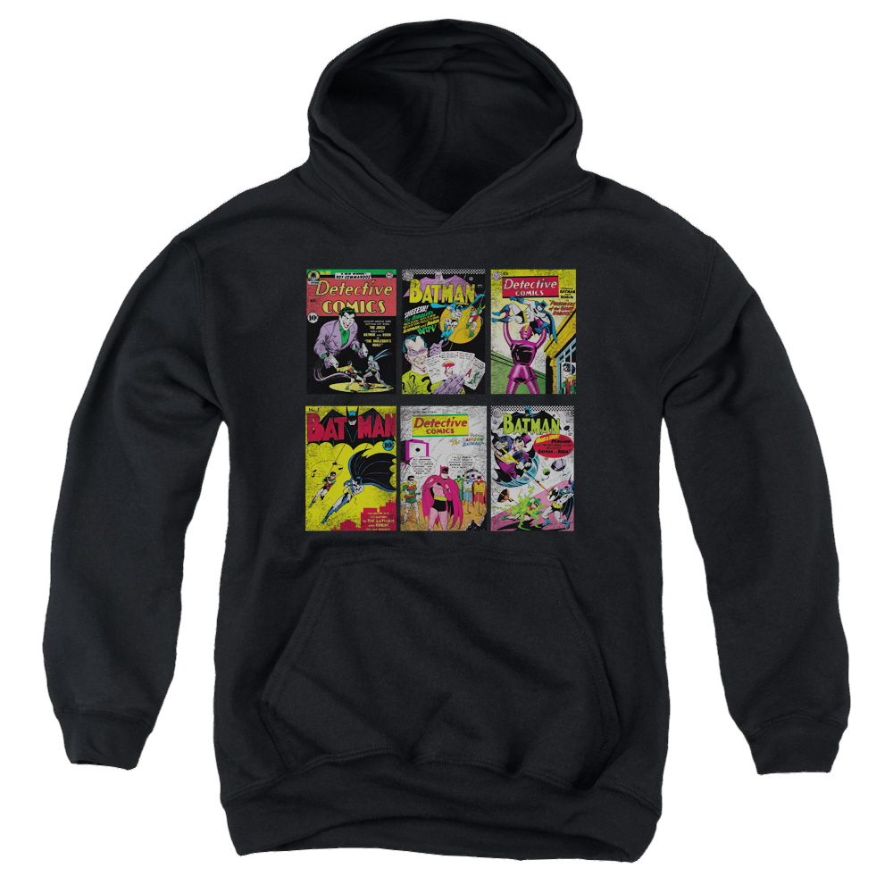 DC Batman Bm Covers - Youth Hoodie Youth Hoodie (Ages 8-12) Batman   