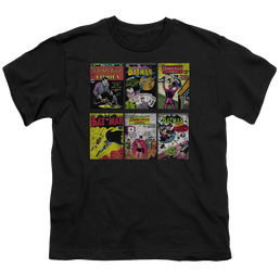 DC Batman Bm Covers - Youth T-Shirt Youth T-Shirt (Ages 8-12) Batman   